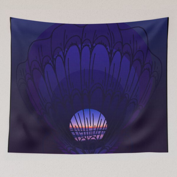 Item preview, Purple Seashell designed and sold by SimpleLee.