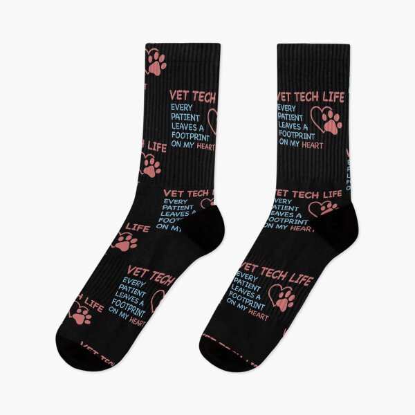Item preview, Vet Tech Life Every Patient Leaves A Footprint On My Heart Paw Print Heart designed and sold by CJC Designs.