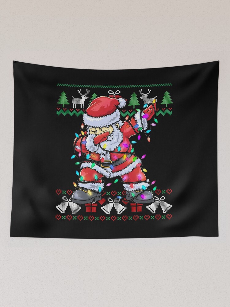 Discover Santa Claus Ugly Christmas Tapestry