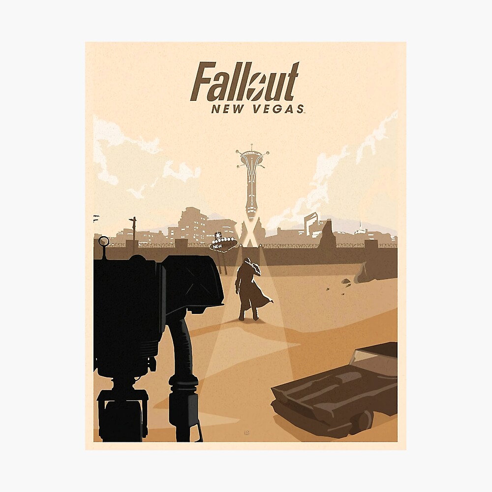 Fallout New Vegas Gaming art" Poster for Sale AlanWolez | Redbubble