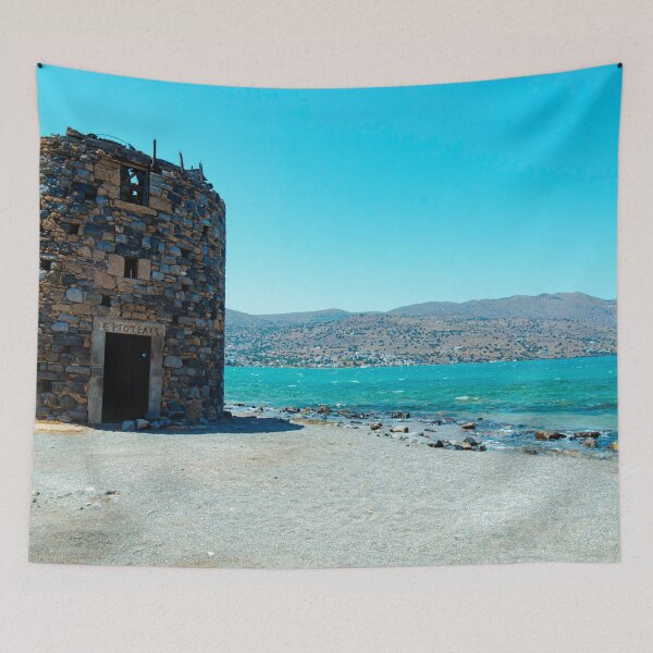 Item preview, Windmill of Elounda designed and sold by Louise  Corr.