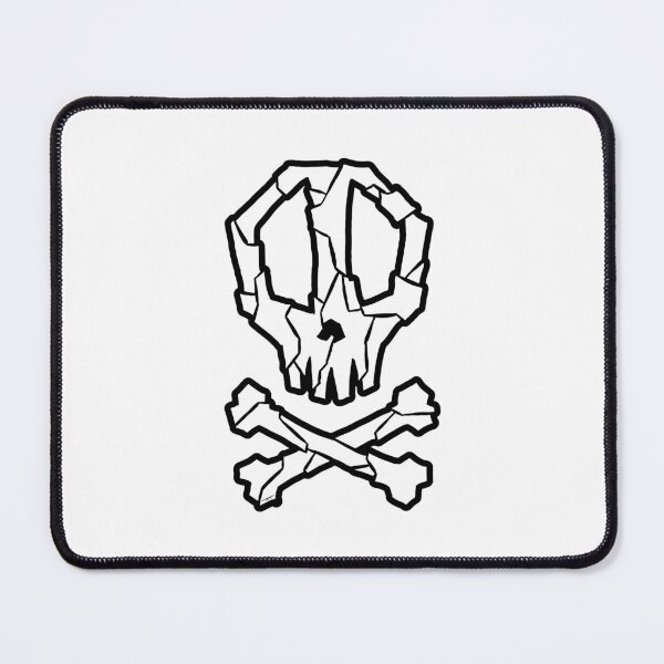 Item preview, skull and crossbones doodle v2 designed and sold by baldartist80.