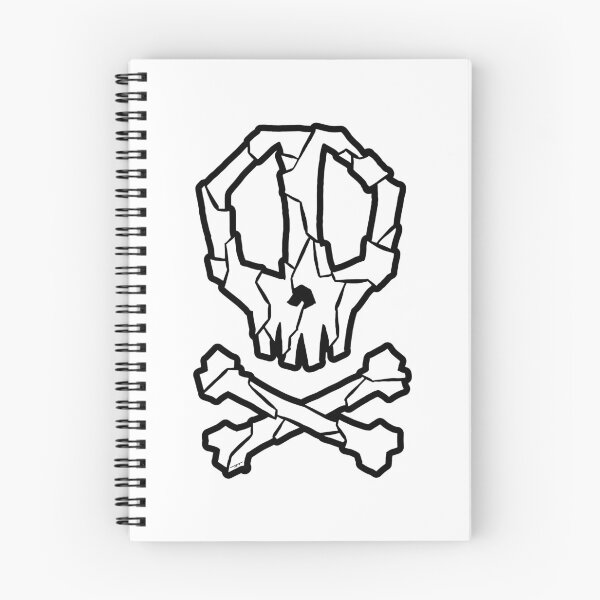 Item preview, skull and crossbones doodle v2 designed and sold by baldartist80.