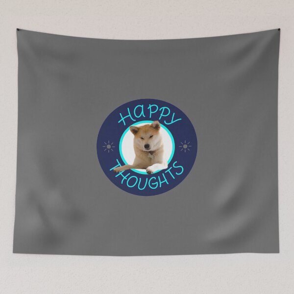 Item preview, Hachiko - Akita Happy Thoughts designed and sold by 0waste.