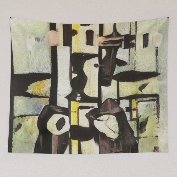 Item preview, Panda Street Abstract Art designed and sold by DiscoGypsyFish.