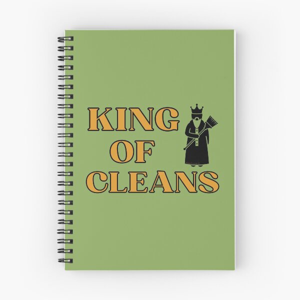 Item preview, King of Cleans Funny Cleaning Housekeeper Gift for Janitor designed and sold by SavvyCleaner.