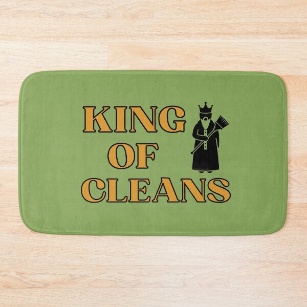 Item preview, King of Cleans Funny Cleaning Housekeeper Gift for Janitor designed and sold by SavvyCleaner.