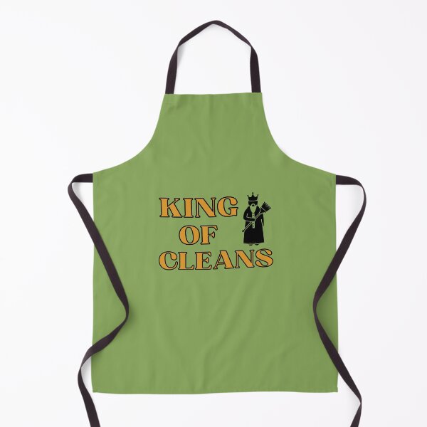 Item preview, King of Cleans Funny Cleaning Housekeeper Gift for Janitor designed and sold by SavvyCleaner.