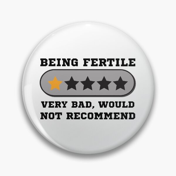 Item preview, Being Fertile 1 Star designed and sold by GoaTeeGram.