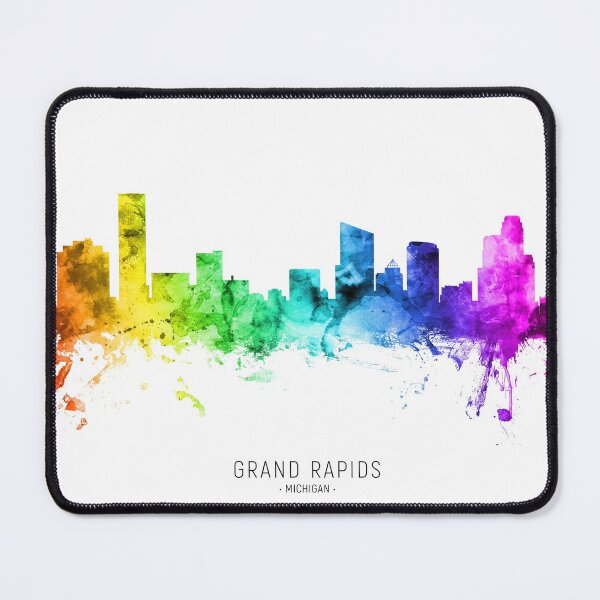 Item preview, Grand Rapids Michigan Skyline designed and sold by ArtPrints.