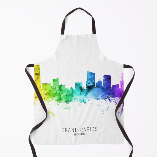 Item preview, Grand Rapids Michigan Skyline designed and sold by ArtPrints.