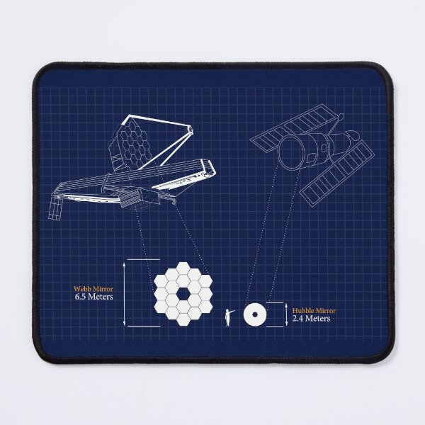 Item preview, Webb vs Hubble Telescope designed and sold by Pepean.