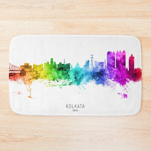Item preview, Kolkata (Calcutta) India Skyline designed and sold by ArtPrints.