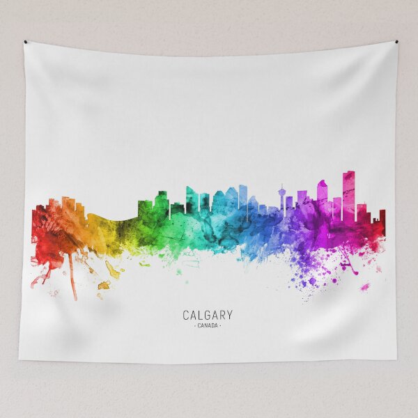 Item preview, Calgary Canada Skyline designed and sold by ArtPrints.