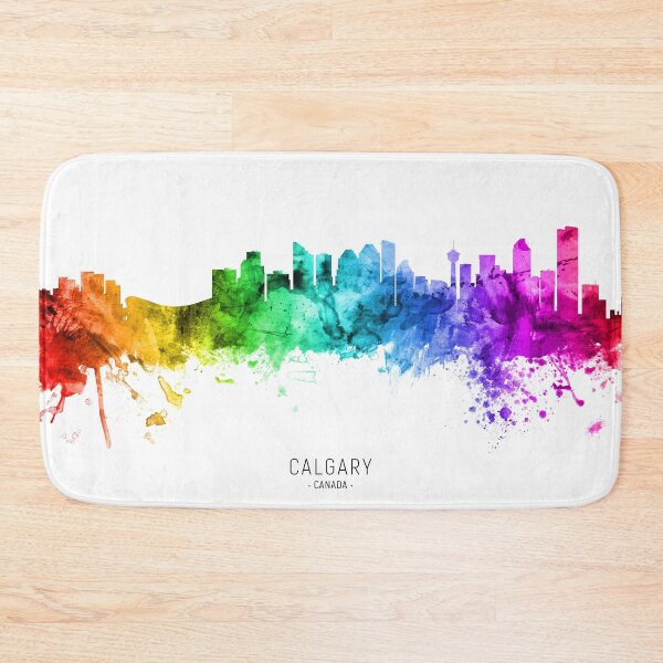 Item preview, Calgary Canada Skyline designed and sold by ArtPrints.