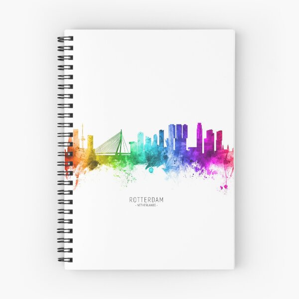 Item preview, Rotterdam The Netherlands Skyline designed and sold by ArtPrints.