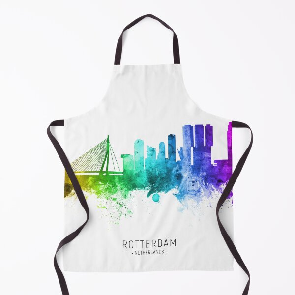 Item preview, Rotterdam The Netherlands Skyline designed and sold by ArtPrints.