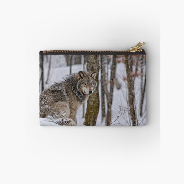 Artikelvorschau, Timberwolf im Schnee entworfen und verkauft von Michael Cummings.