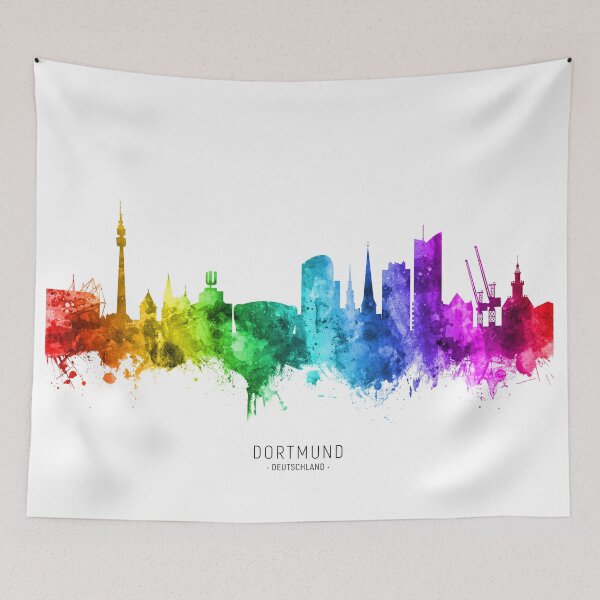 Item preview, Dortmund Germany Skyline designed and sold by ArtPrints.