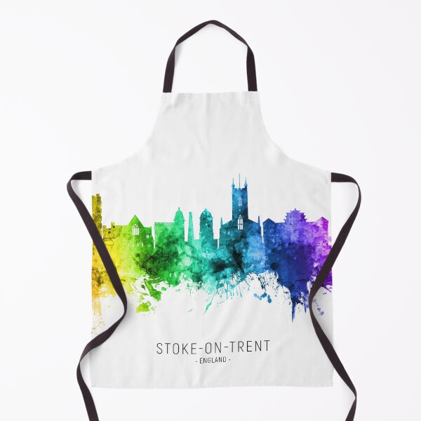 Item preview, Stoke-on-Trent England Skyline designed and sold by ArtPrints.