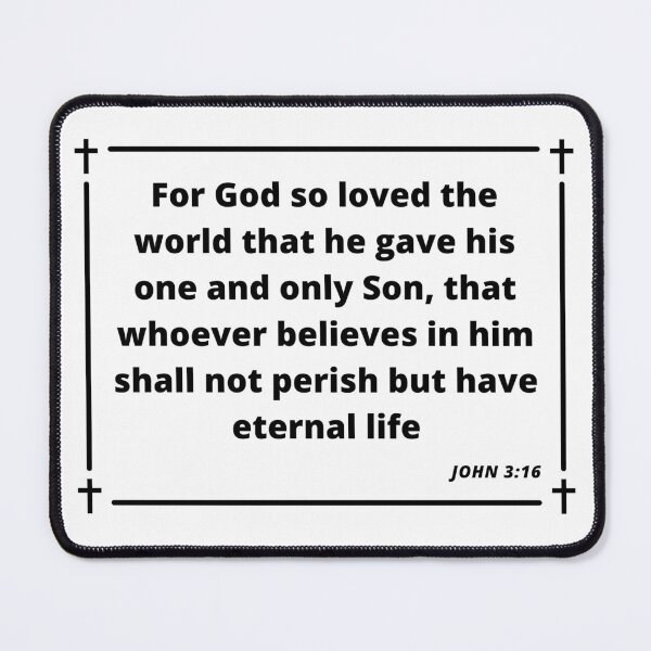 Item preview, John 3:16 bible verse designed and sold by tripanthias.