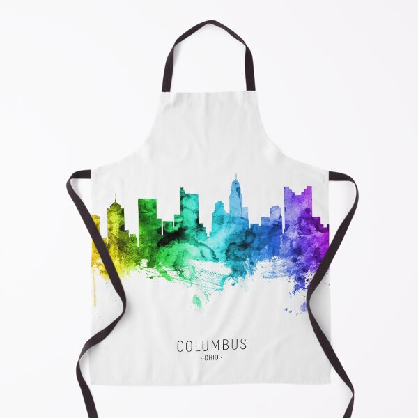 Aperçu de l'œuvre Columbus Ohio Skyline créée et vendue par ArtPrints.