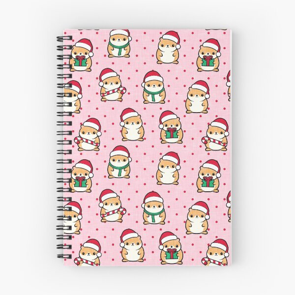 Item preview, Holiday Hamsters - Christmas - pink designed and sold by littlearrow.