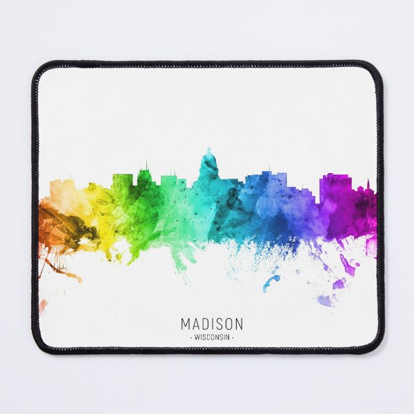 Artikelvorschau, Madison Wisconsin Skyline entworfen und verkauft von ArtPrints.