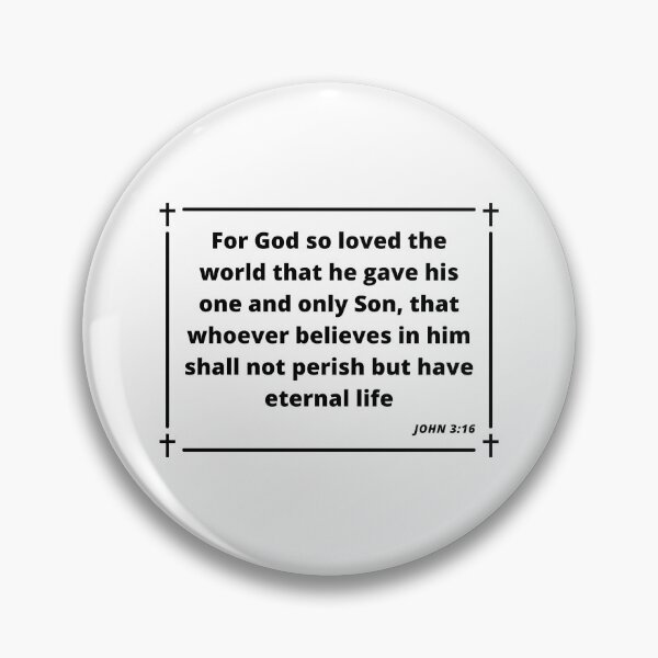 Item preview, John 3:16 bible verse  designed and sold by tripanthias.