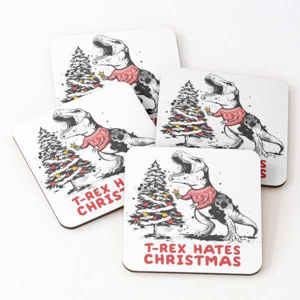 Item preview, t rex hates christmas designed and sold by NemiMakeit.