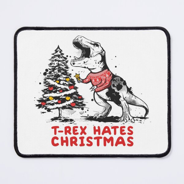 Item preview, t rex hates christmas designed and sold by NemiMakeit.