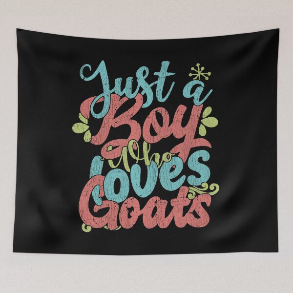 Item preview, Just A Boy Who Loves Goats - Farmers Gift graphic designed and sold by theodoros20.