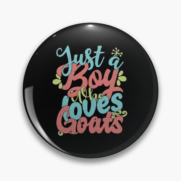 Item preview, Just A Boy Who Loves Goats - Farmers Gift graphic designed and sold by theodoros20.
