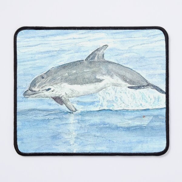 Item preview, Burrunan Dolphin Watercolour designed and sold by lokilovesart.