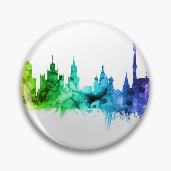Artikelvorschau, Moscow Russia Skyline entworfen und verkauft von ArtPrints.