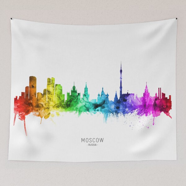 Item preview, Moscow Russia Skyline designed and sold by ArtPrints.