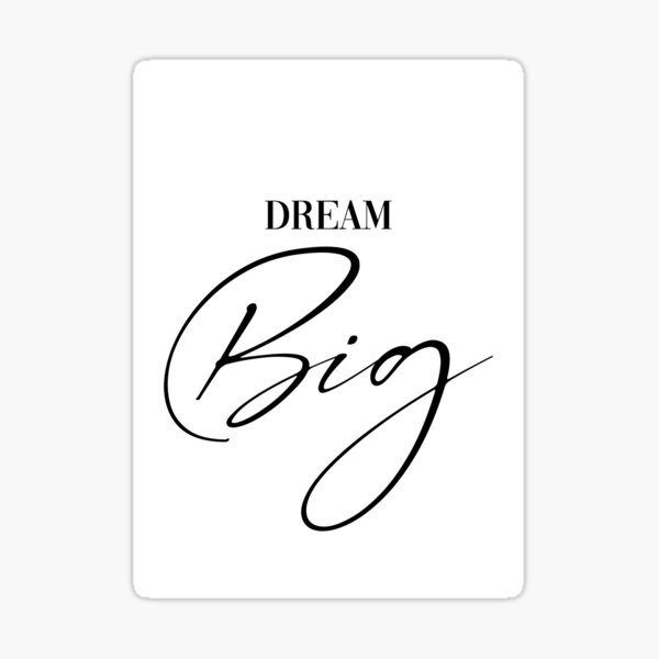 Item preview, Dream Big designed and sold by GirlGangPrints.