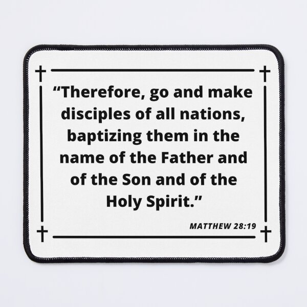 Item preview, Matthew 28:29 bible verse designed and sold by tripanthias.