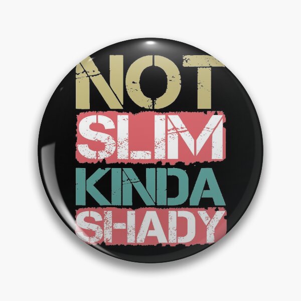 Item preview, Not Slim Kinda Shady shirt women men Vintage designed and sold by Magik-Art.