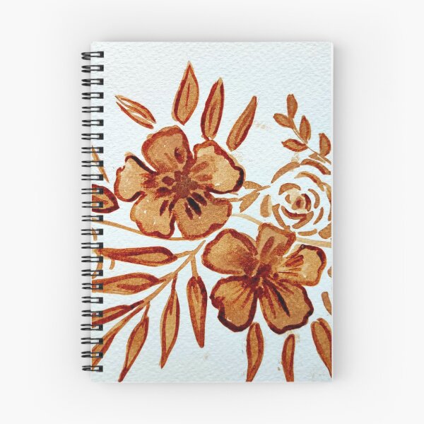 Item preview, Autumn leaves pattern, autumn flowers pattern, autumn coffee illustration designed and sold by Ala Lopatniov.