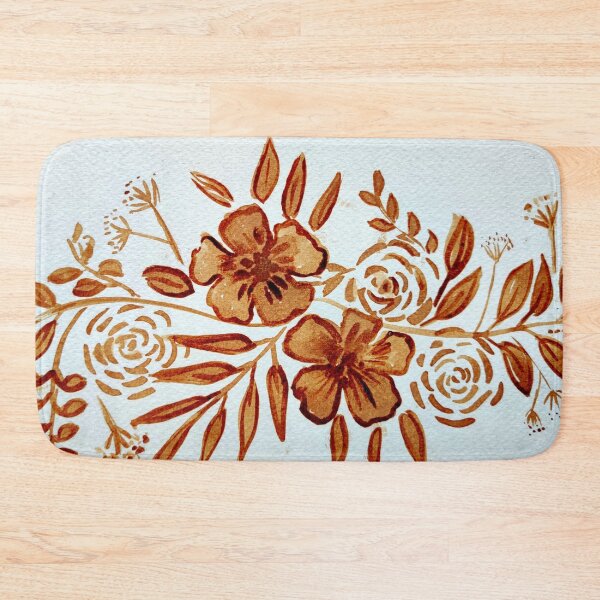 Item preview, Autumn leaves pattern, autumn flowers pattern, autumn coffee illustration designed and sold by Ala Lopatniov.