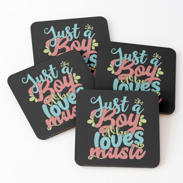 Item preview, Just A Boy Who Loves Music Gift product designed and sold by theodoros20.