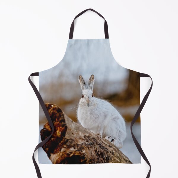 Item preview, Snow Shoe Hare On Log designed and sold by Michael Cummings.
