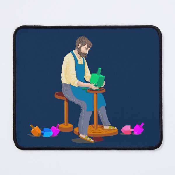 Aperçu de l'œuvre Dreidel Dreidel Dreidel (je l'ai fait en argile) créée et vendue par Lisa Rotenberg.