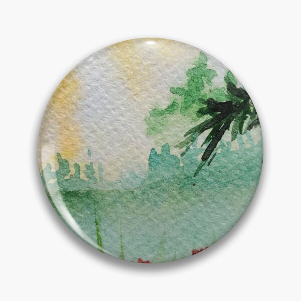 Item preview, Summer vibes flower field watercolors illustration pattern designed and sold by Ala Lopatniov.