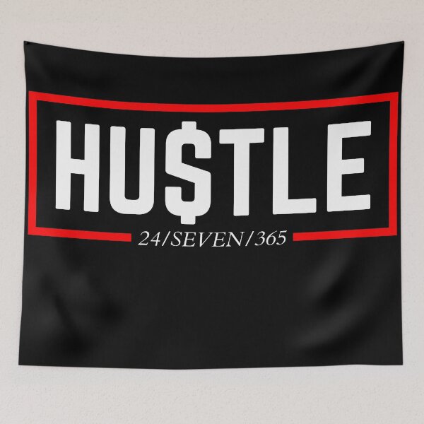 Item preview, HUSTLE 24/SEVEN/365  designed and sold by KingsManKind.