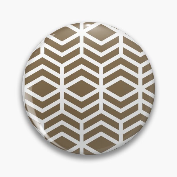 Item preview, Brown and White Chevron Line Shape Pattern Pairs Dulux 2022 Popular Colour Rich Earth - Color Trends designed and sold by ColorOfTheYears.