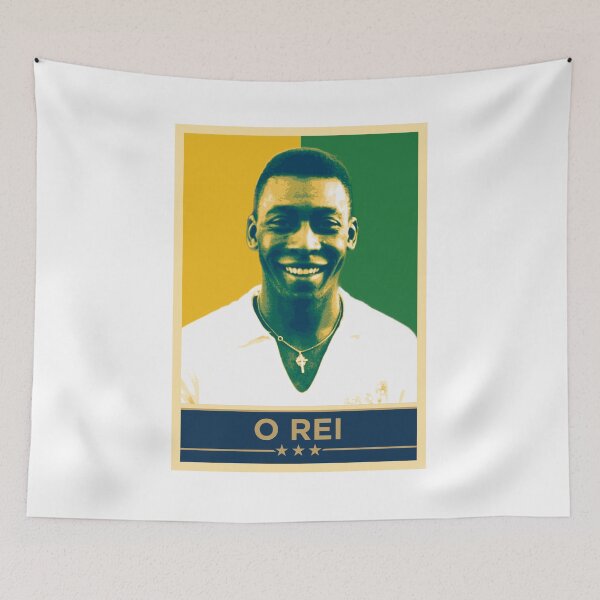 Item preview, O Rei - Brazil Football Legende - King Pele designed and sold by WooW Design Effect.