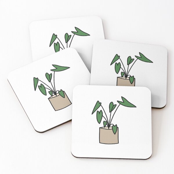 Artikelvorschau, Alocasia Houseplant Line Art entworfen und verkauft von kounellis.