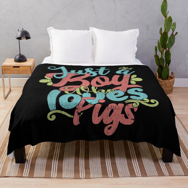 Item preview, Just A Boy Who Loves Pigs - Farmer Gift graphic designed and sold by theodoros20.
